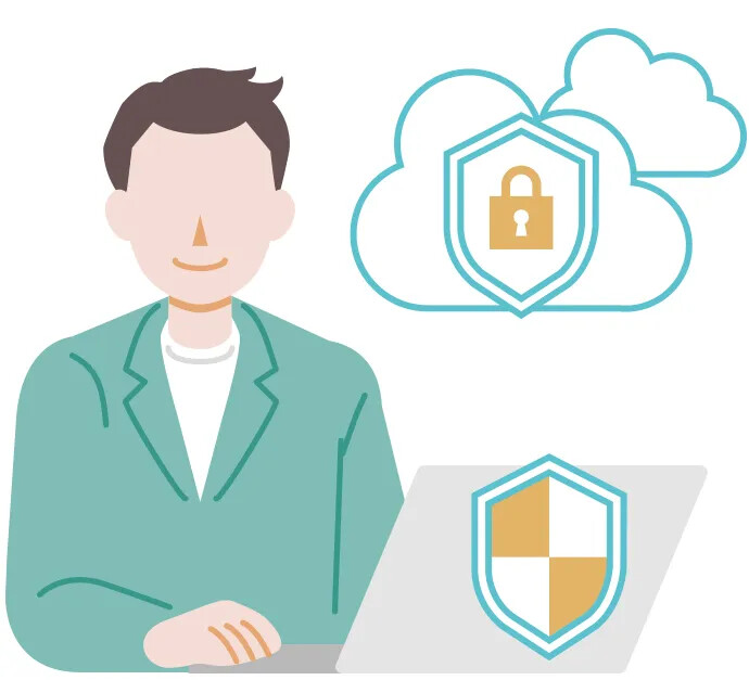 ずっと続く安心強固なセキュリティと災害対策